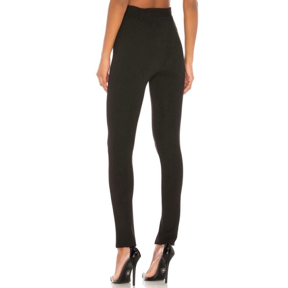 h:ours X Revolve Allison leggings with belt loops in black size XS - Picture 4 of 9